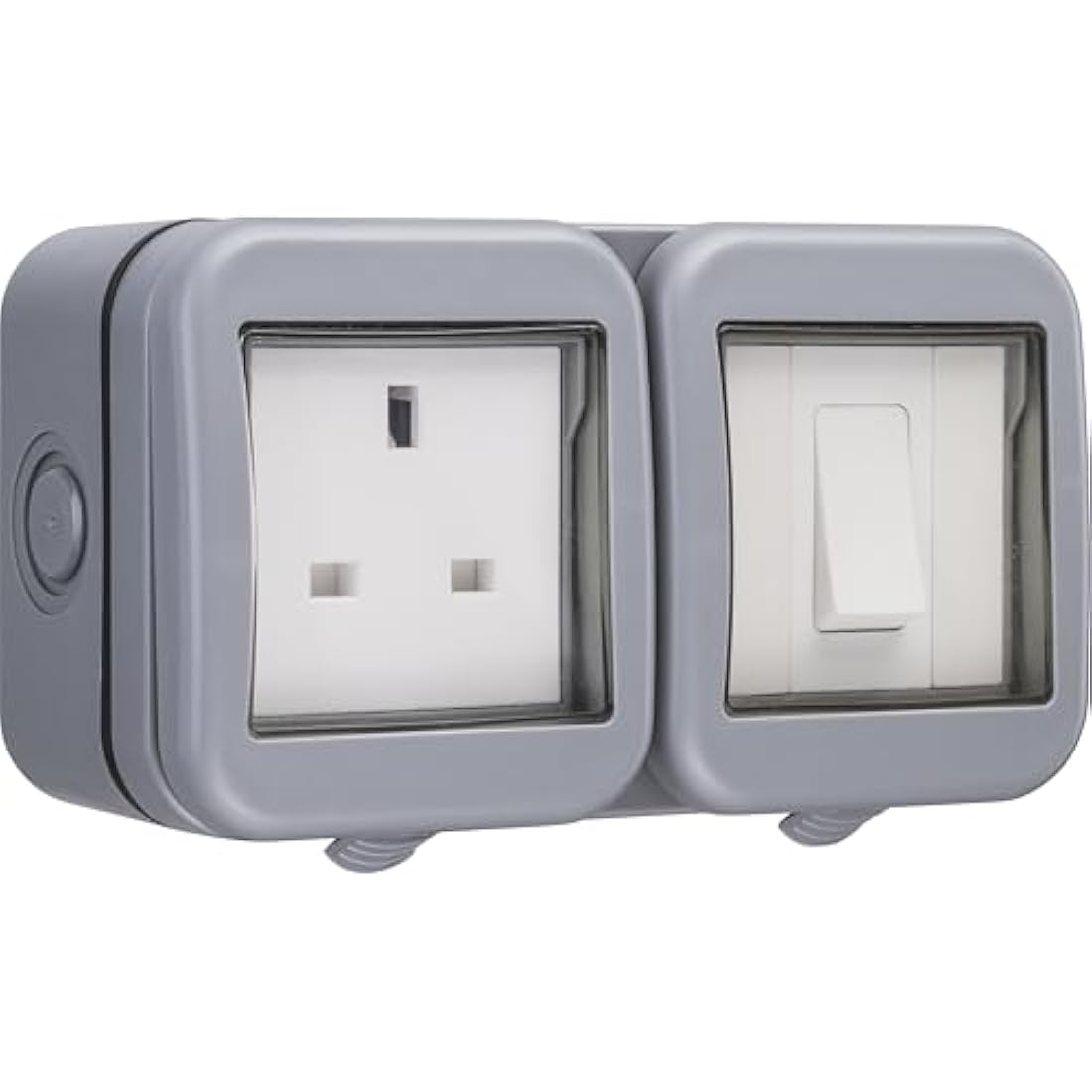 BG Electrical Outdoor Power Socket & Switch | IP55 Weatherproof | WPB21