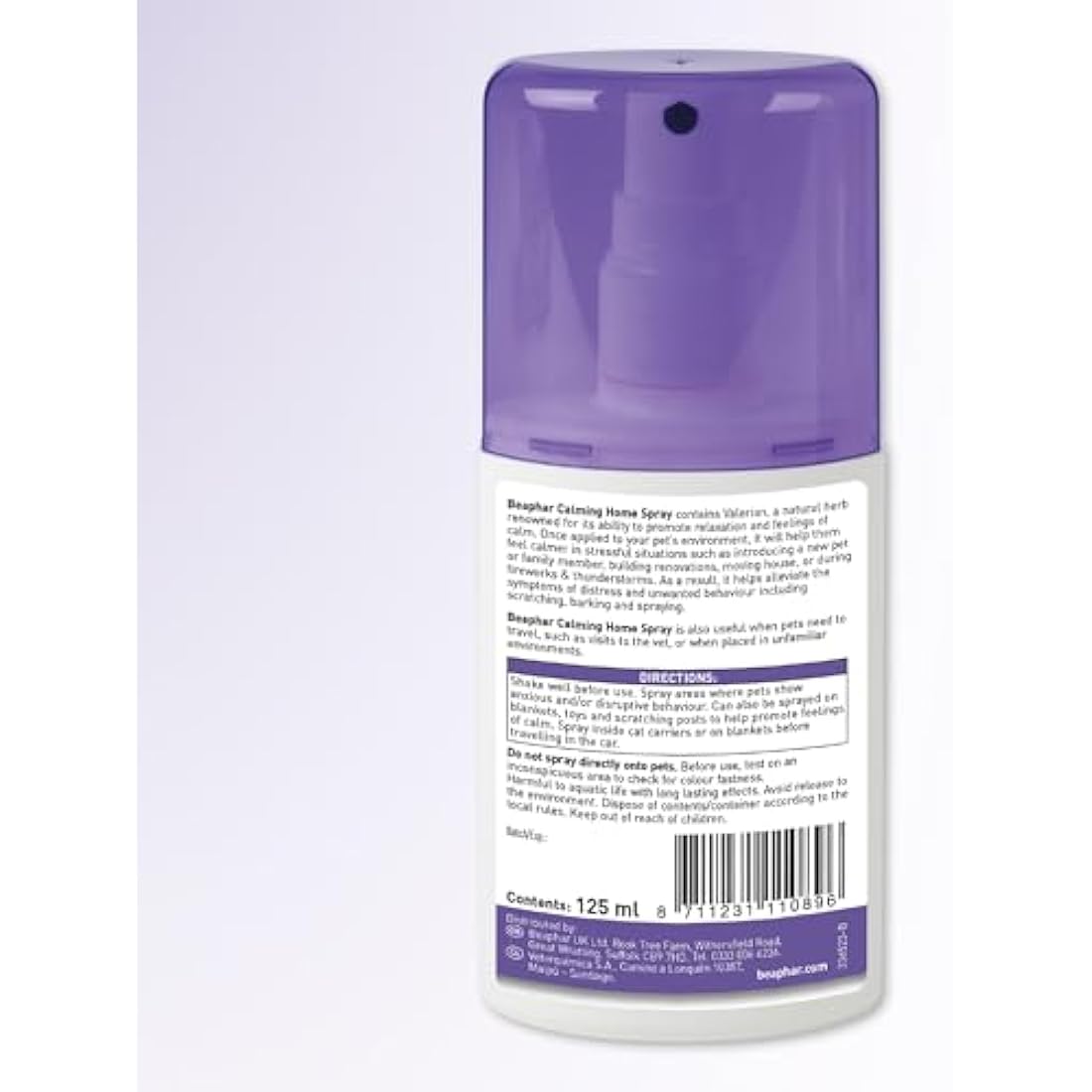 Beaphar Herbal Calming Home Spray with Valerian for Dogs & Cats – 125ml