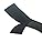 TUKA Sew On Hook and Loop Tape – 12m x 20mm Non-Adhesive Roll, Black