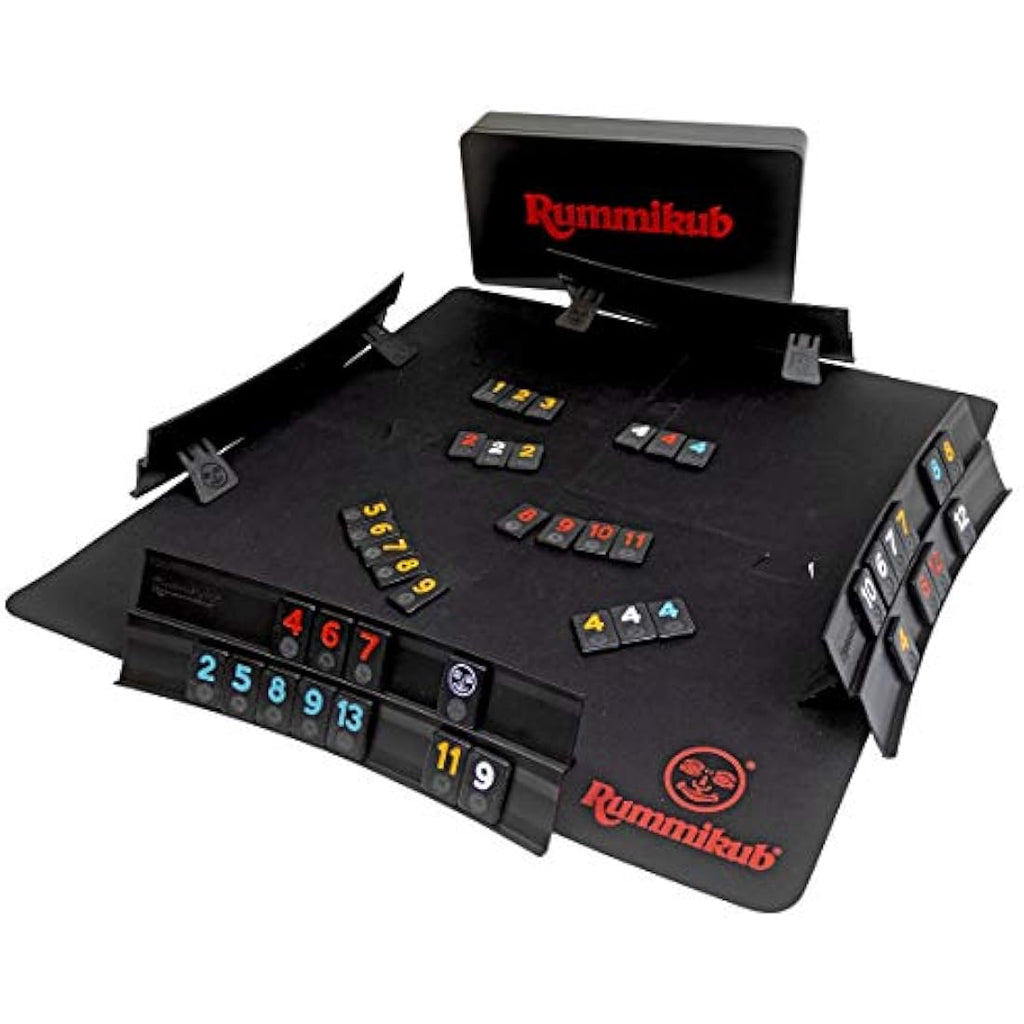 Rummikub Black Strategy Game | Premium Tin Edition Family Board Game