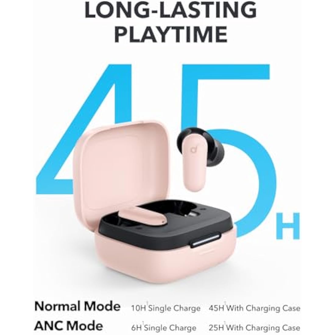 Anker soundcore P30i Noise Cancelling Earbuds | 45H Playtime & Stand