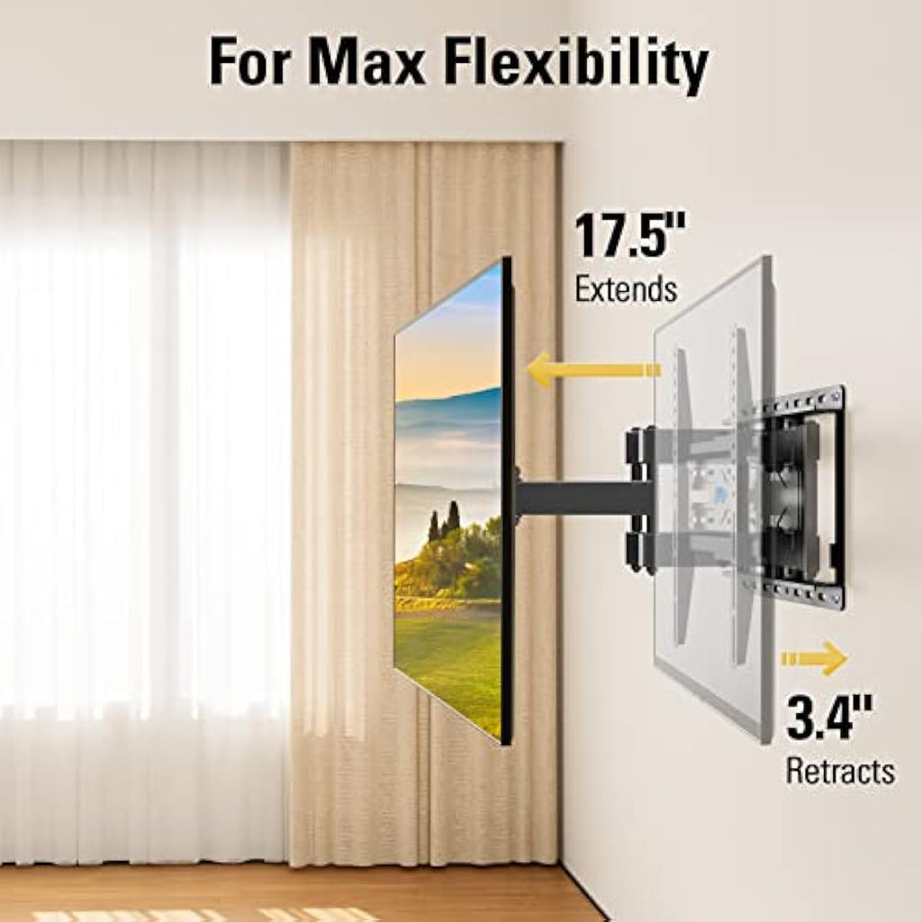 Mounting Dream Full Motion TV Wall Mount for 26-65 Inch TVs | VESA 400x400