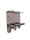 Jolof Store Triple Wall Mount Soap Dispenser - Chrome Stainless Steel