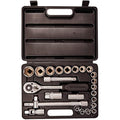 Amtech 25-Piece 1/2" Ratchet Socket Set - Chrome Vanadium Steel