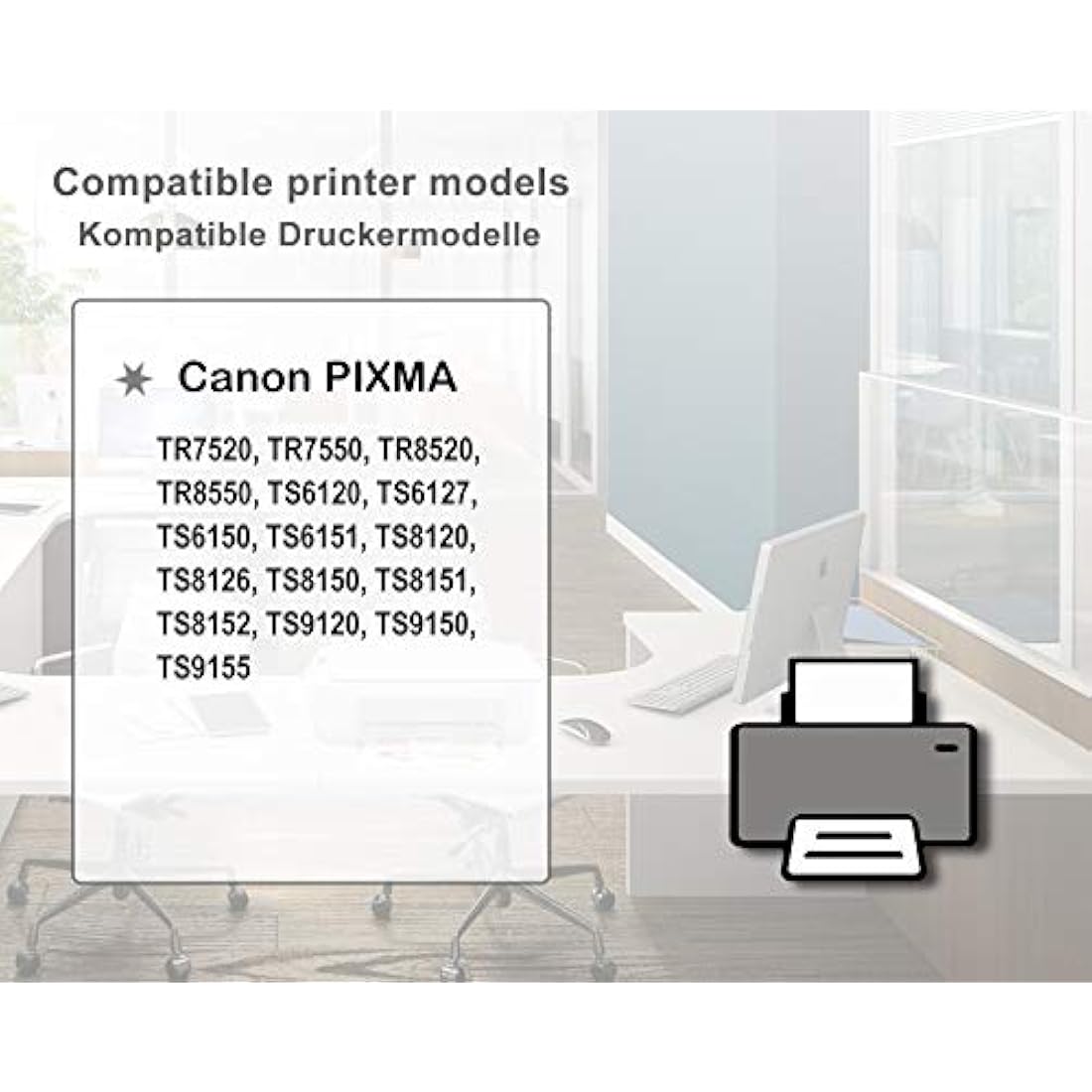 PureInk 6x100ml Refill Ink Kit for Canon PGI-580 CLI-581 Pixma TS8150