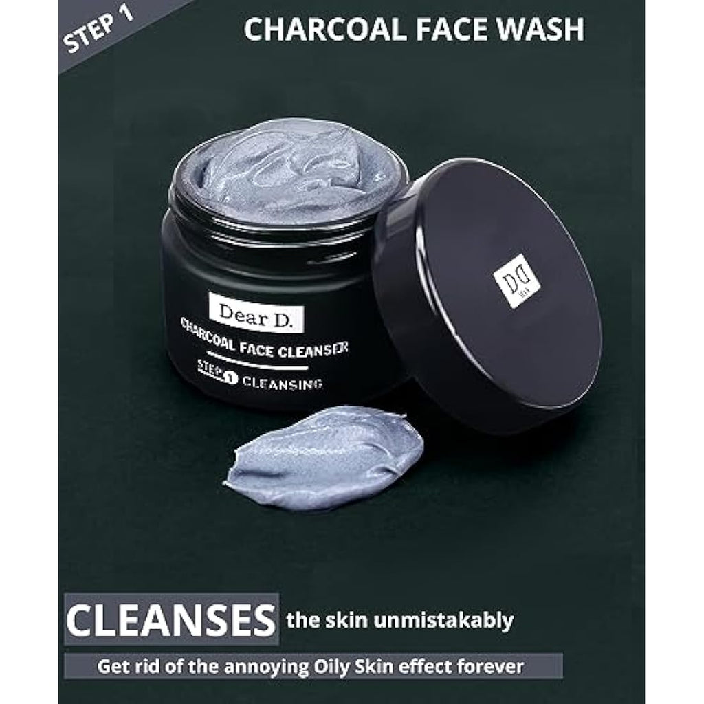 Dear D. Men's 4-Step Face Skincare Kit | Made in Italy Grooming Set