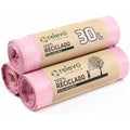 Relevo 30L Scented Bin Liners – 100% Recycled Pink Bin Bags (45 Units)
