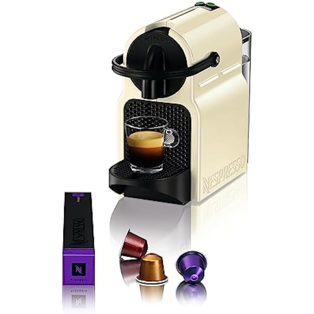 DeLonghi Inissia Nespresso Espresso Machine - Vanilla Cream EN 80 CW