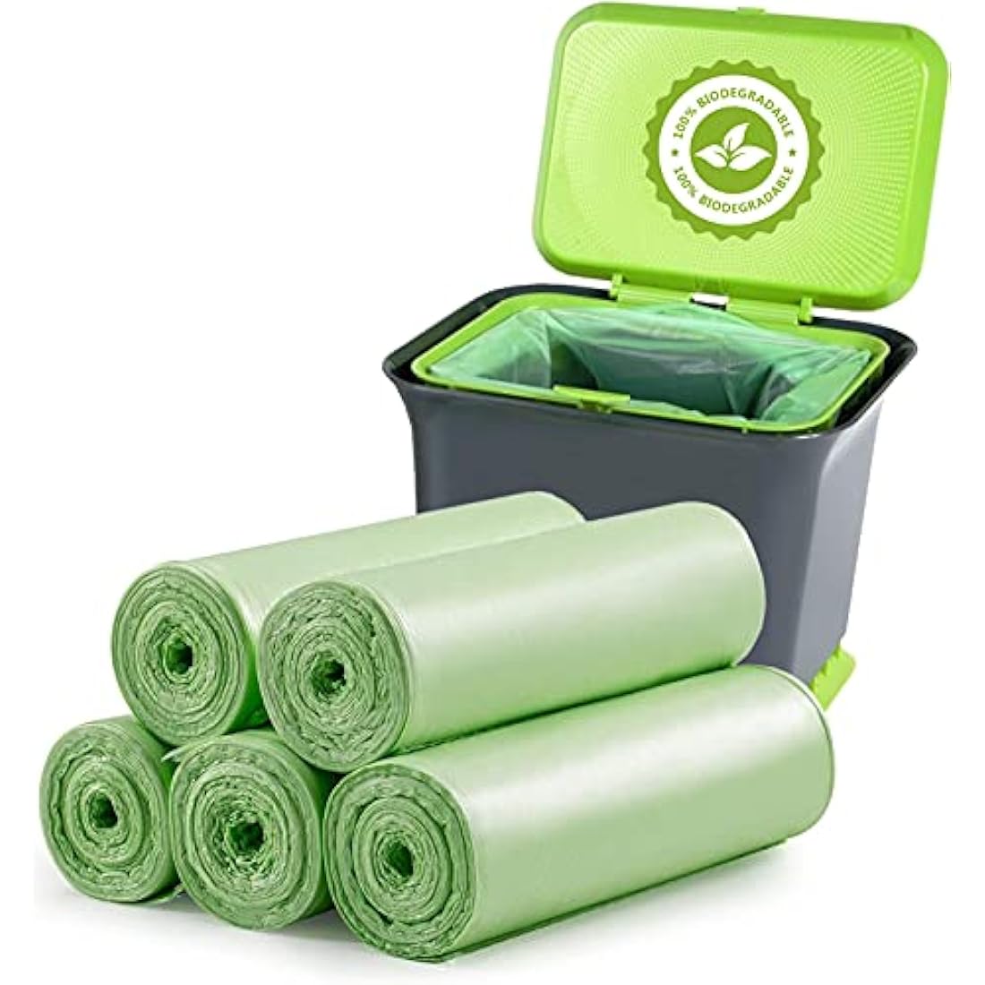 Jolof Store 20L Biodegradable Bin Liners | 100 Count Compostable Bags