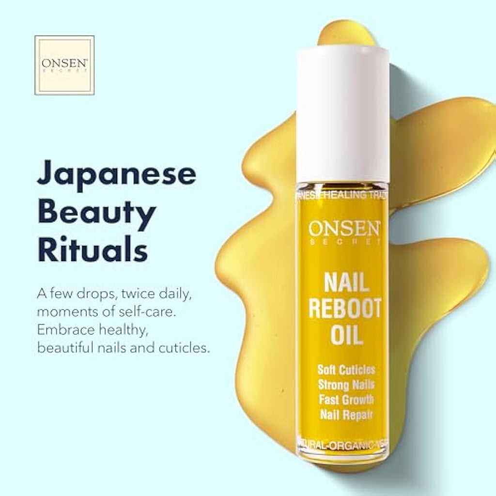 Onsen Organic Cuticle Oil – Tsubaki & Tea Tree Nail Strengthener (10ml)