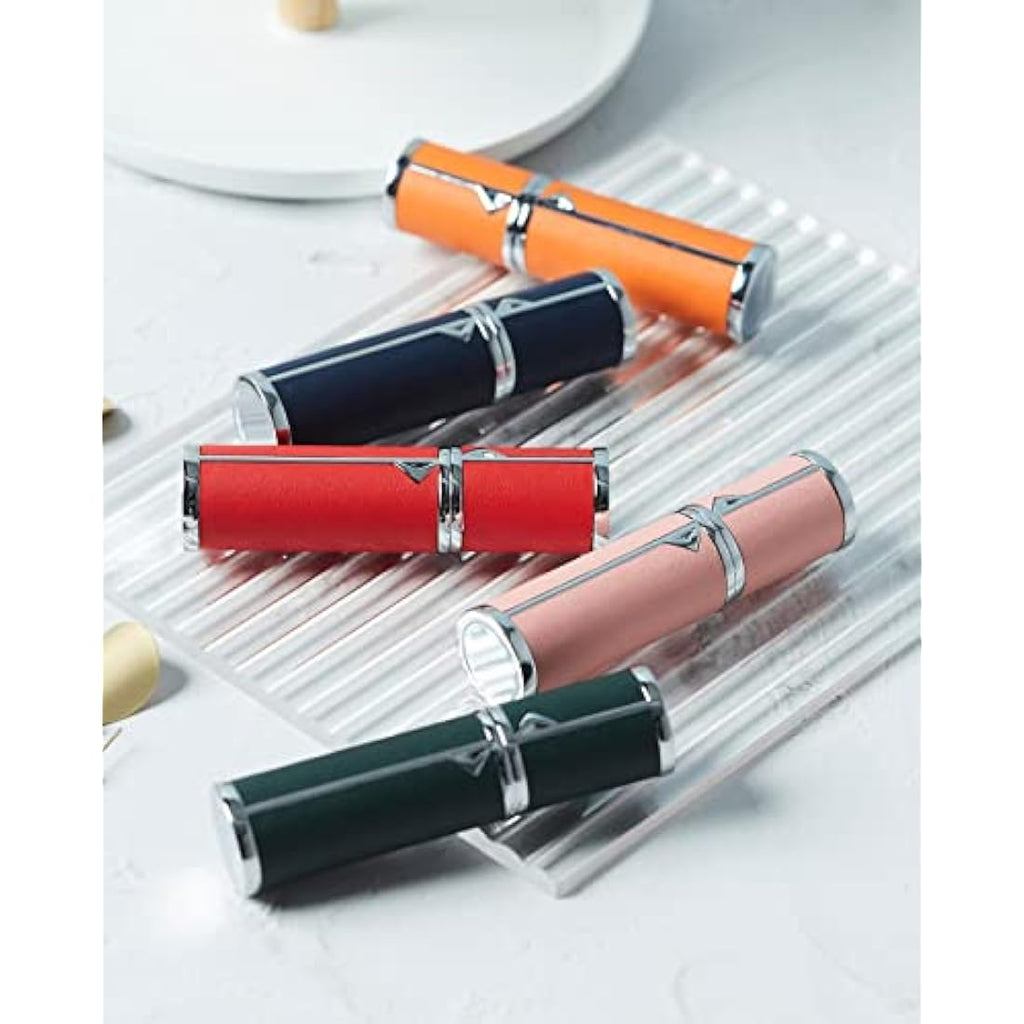 VVGAOGES Perfume Atomiser | 5ml Refillable Leather Travel Spray - Pink