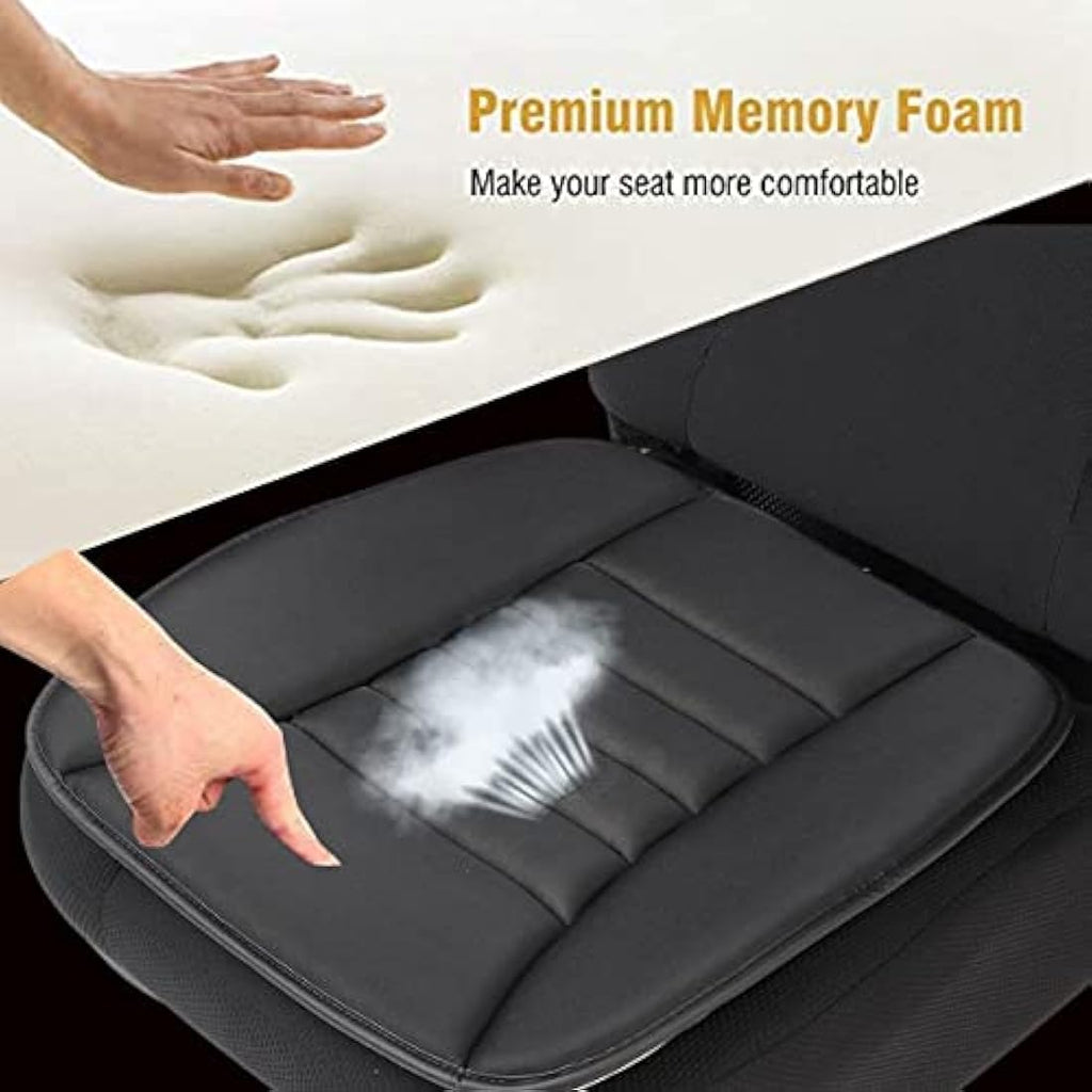 Tsumbay Memory Foam Car Seat Cushion – Non-Slip Driver Seat Pad