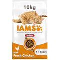 IAMS Indoor Complete Dry Cat Food Chicken 10kg | Hairball & Weight Control
