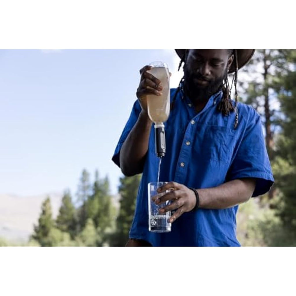 LifeStraw Peak Series 1L Collapsible Squeeze Bottle Water Filter