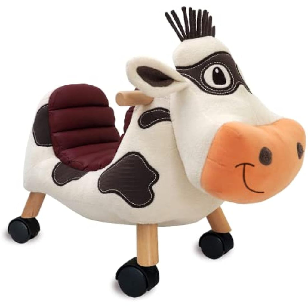 Little Bird Told Me Moobert Cow Ride On Toy – Wooden Toddler Toy