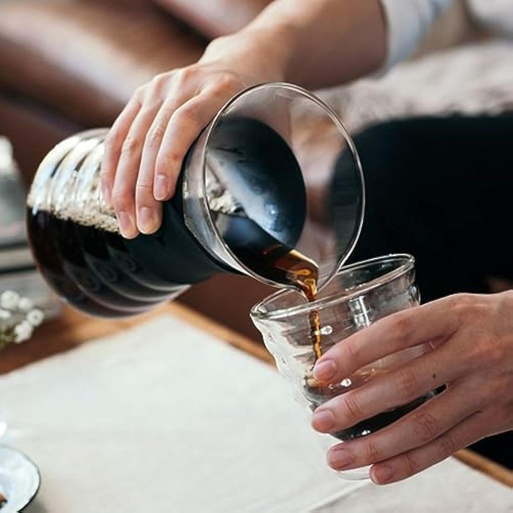 Hario V60 Drip Decanter - 700ml Pour-Over Coffee Brewer & Server