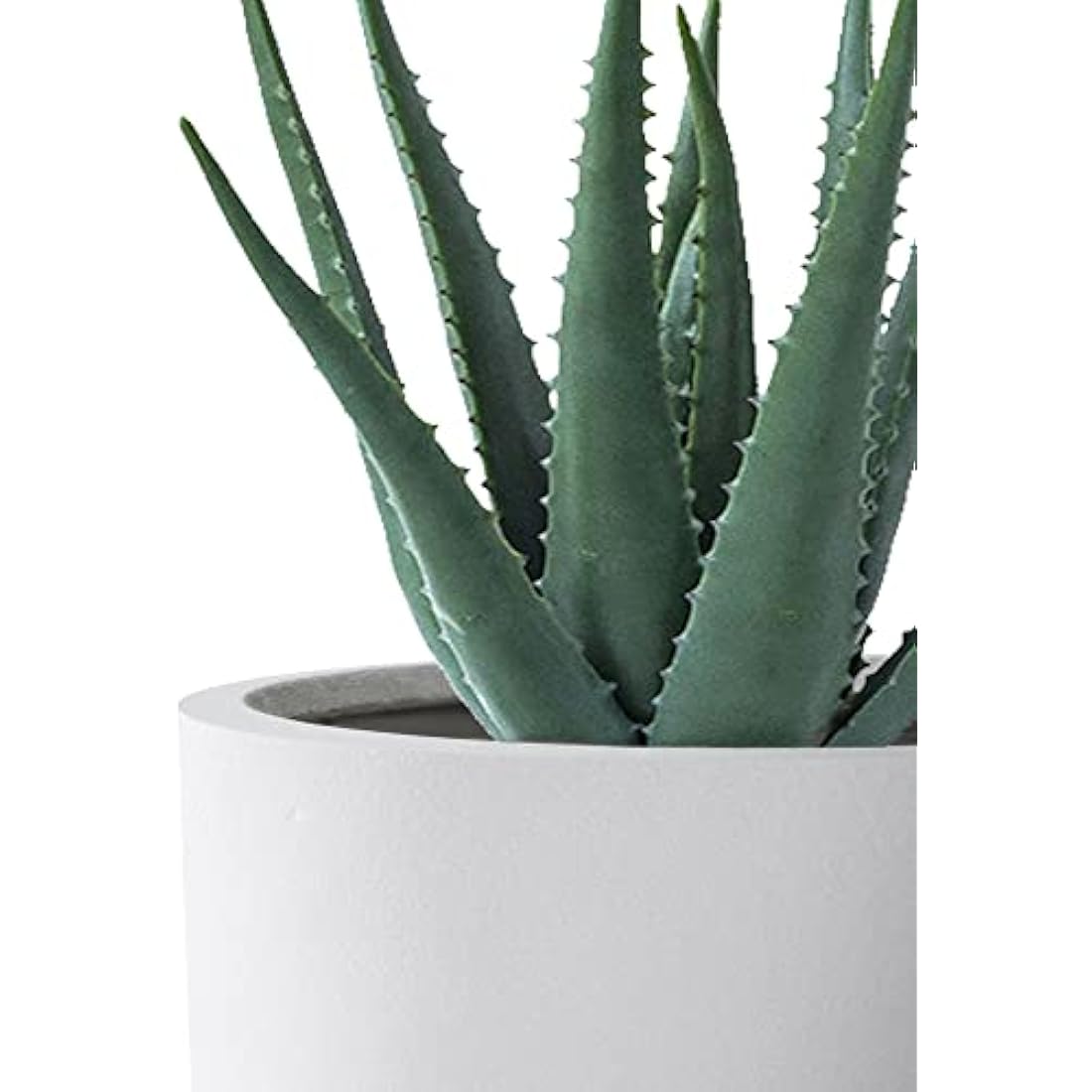 Kante Concrete Planter by Jolof Store – Modern White Outdoor Pot