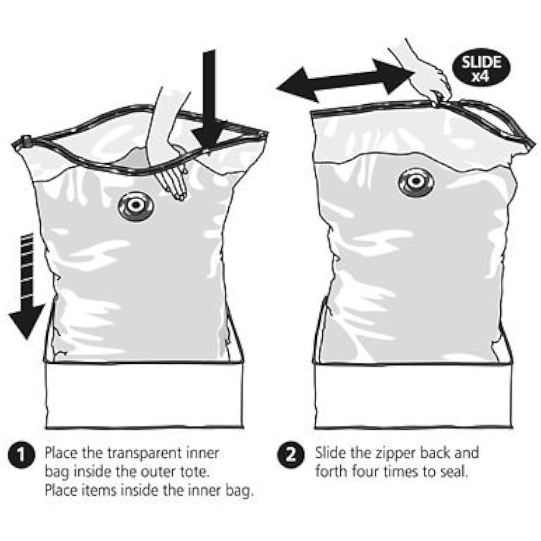 87L Vacuum Storage Tote Bag for King-Size Duvets