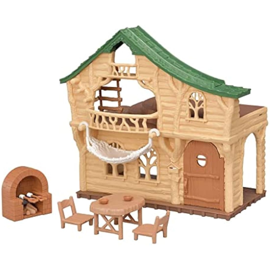 Sylvanian Families Lakeside Lodge Dollhouse Playset with Furniture