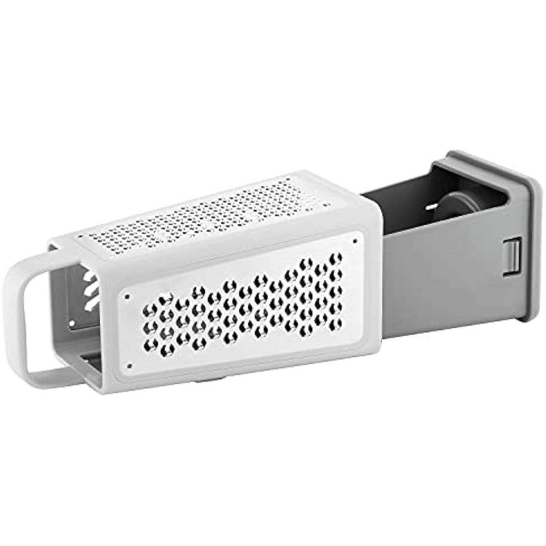ZWILLING Z-Cut 6-in-1 Square Grater | Stainless Steel & Grey Plastic