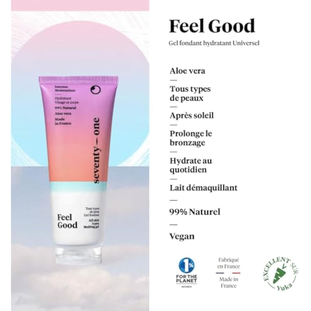 SeventyOne Percent Feel Good Aloe Vera Face & Body Moisturising Gel - 200ml