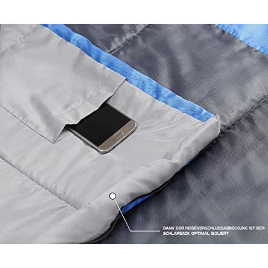 Mountrex Ultralight Mummy Sleeping Bag – Compact Summer Gear with Pillow