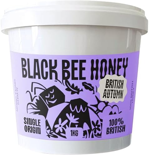 Black Bee Honey – Pure British Autumn Honey | Raw & Unprocessed – 1kg