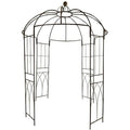 OUTOUR Birdcage Metal Garden Gazebo – Wrought Iron Climbing Plant Arbor