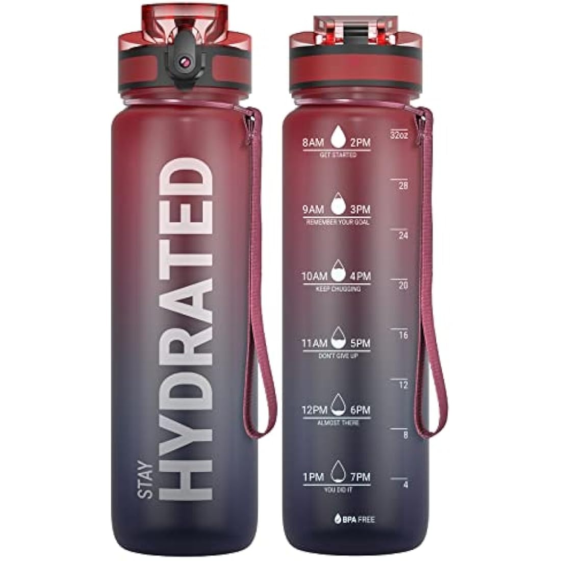 Sahara Sailor Motivational Water Bottle | 1L Tritan BPA Free Leakproof