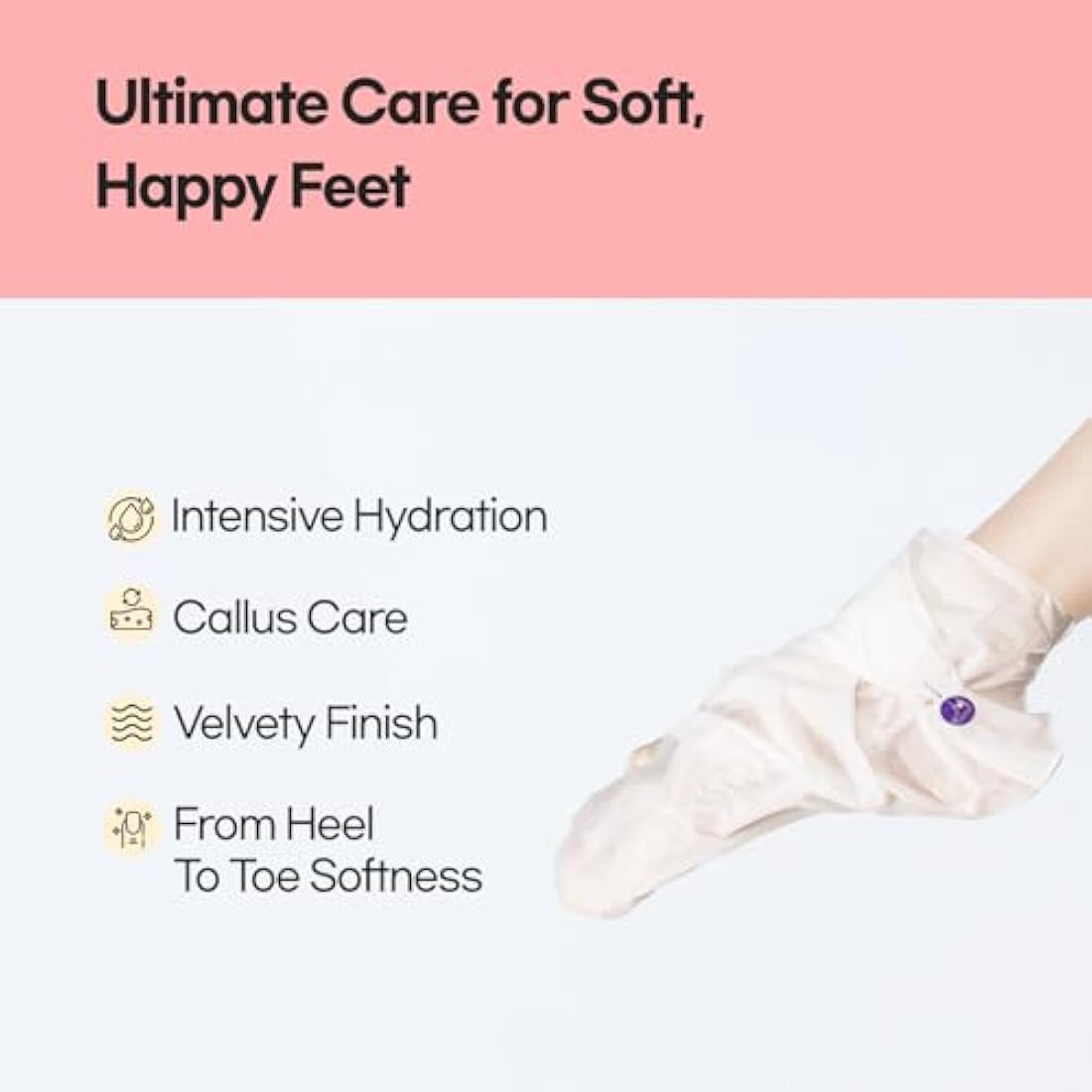 Epielle Moisturizing Hand & Foot Masks - 12 Pairs with Avocado Oil