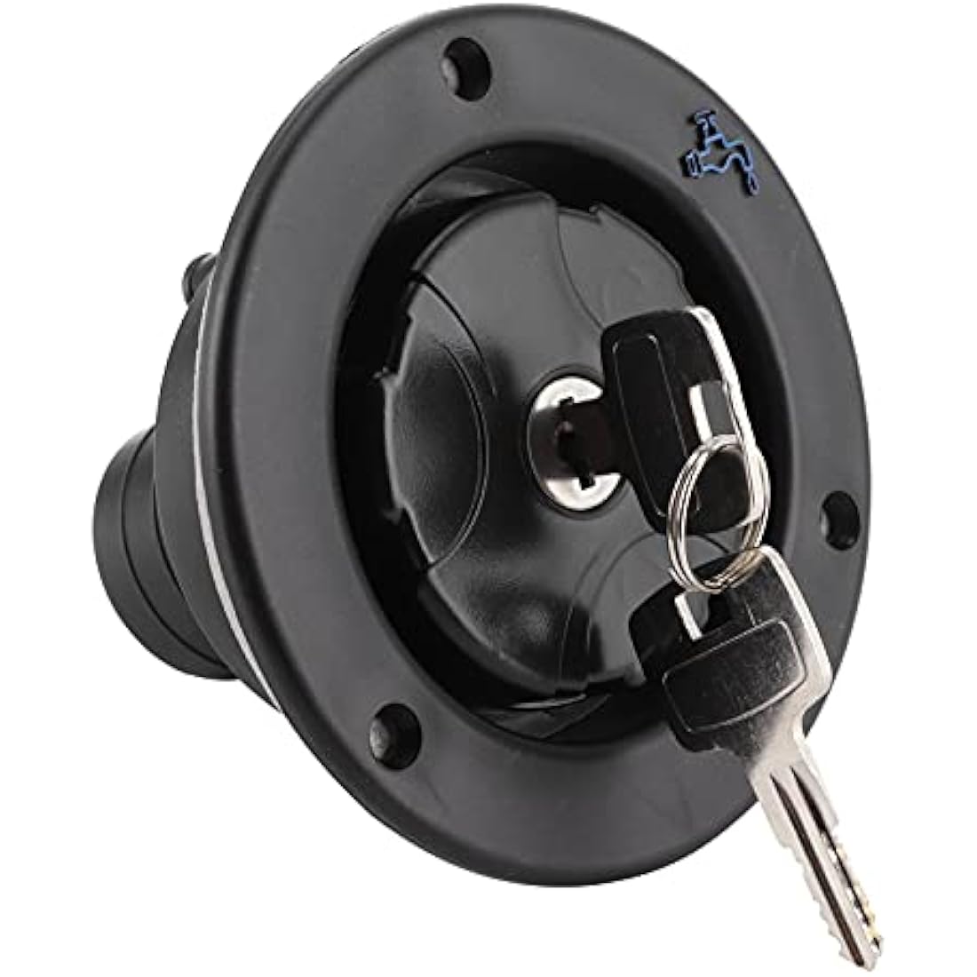 Jolof Store RV Locking Fresh Water Inlet Cap - Leakproof Black Filler