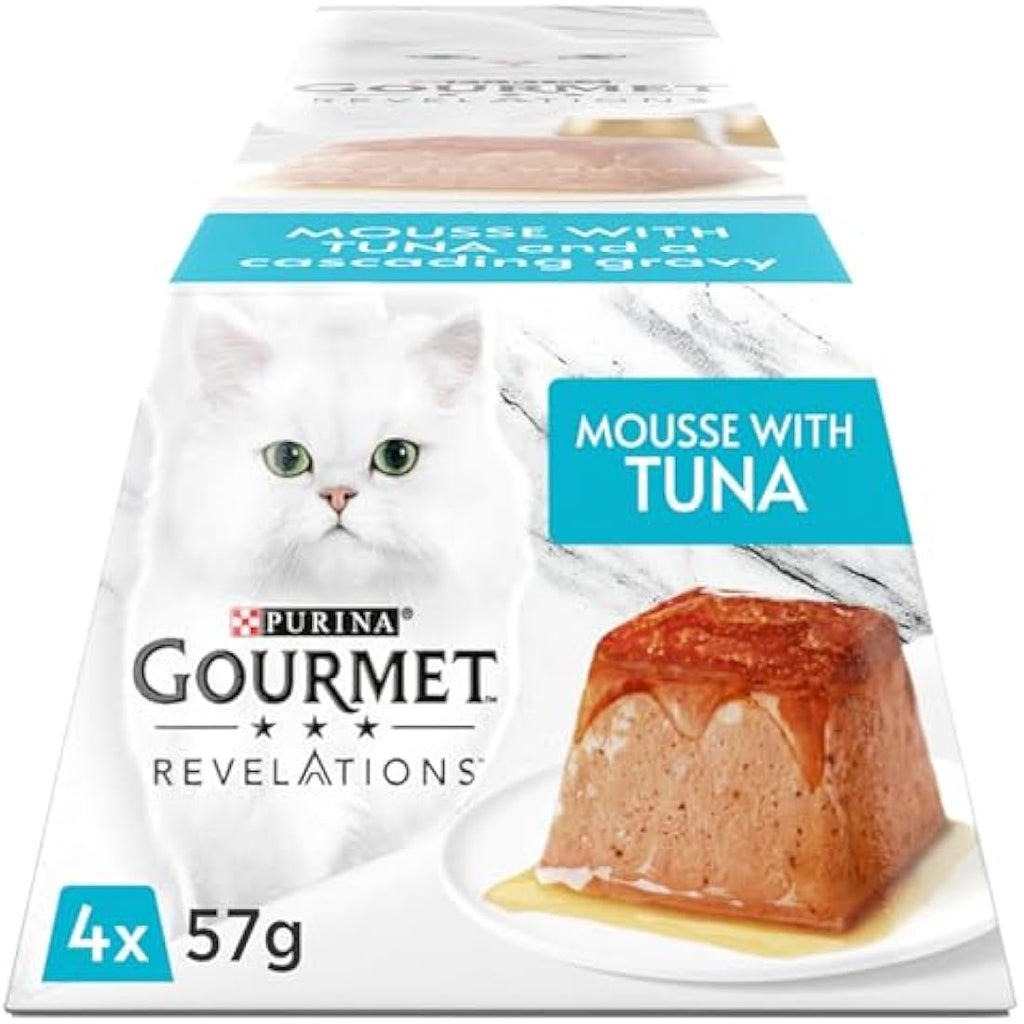Gourmet Revelations Tuna Mousse Wet Cat Food - 24 x 57g Bulk Pack