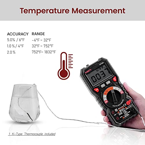 KAIWEETS HT118A Digital Multimeter | 6000 Counts T-RMS Auto-Ranging