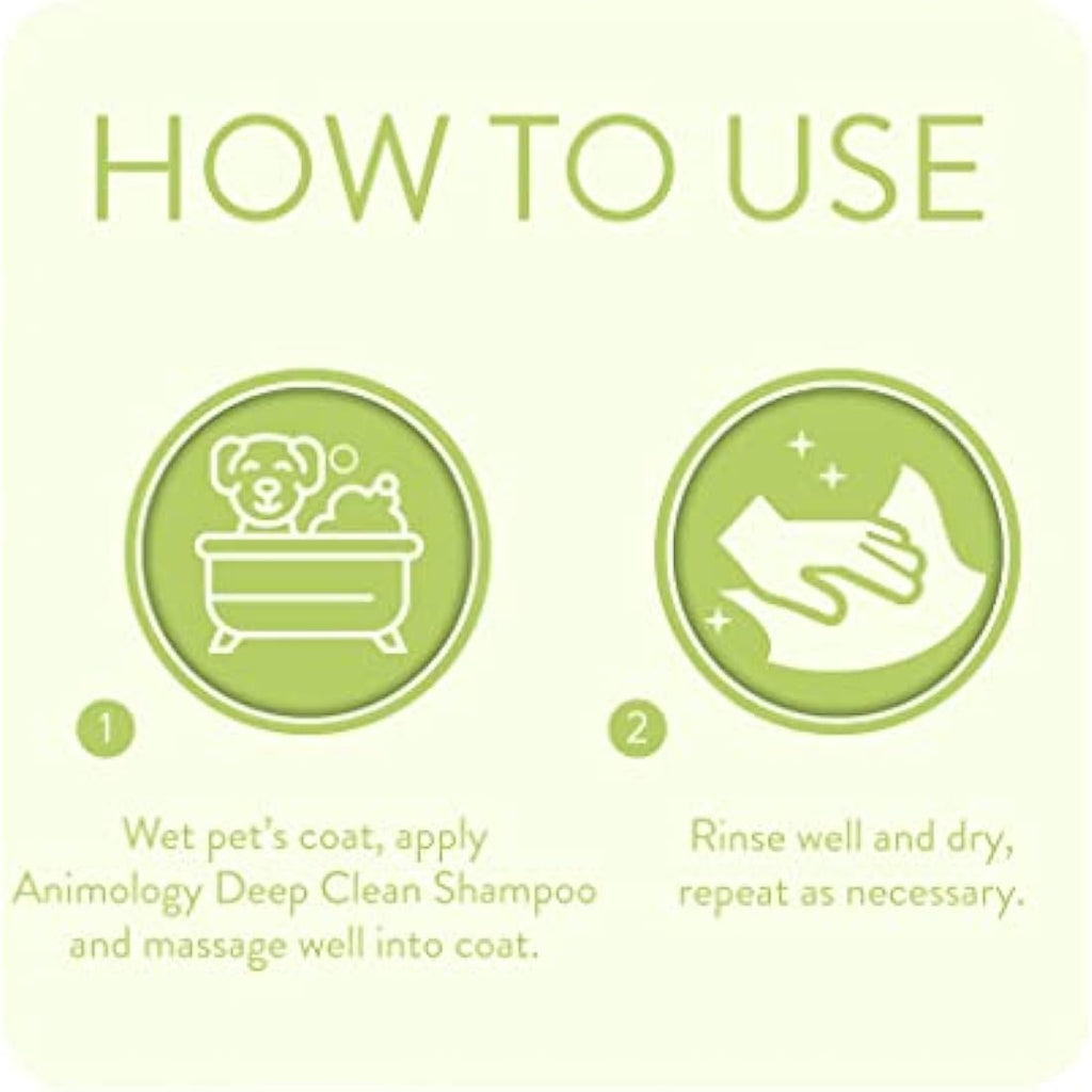 Animology Deep Clean Dog Shampoo – Deodorising & Easy Rinse – 2.5L