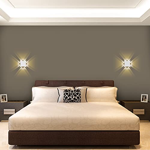 KAWELL 8W Modern LED Wall Light - IP65 Waterproof Aluminum Outdoor Sconce