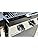 Swan Kansas 4 Burner Gas BBQ with Side Burner and Thermometer - Black