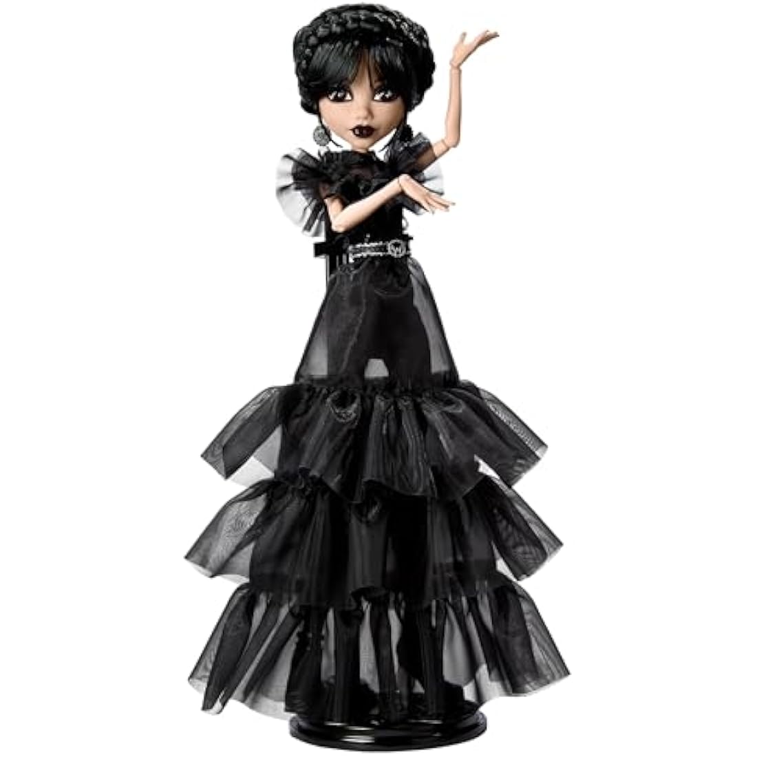 Monster High Wednesday Rave’N Doll – Black Gothic Gown Collectible