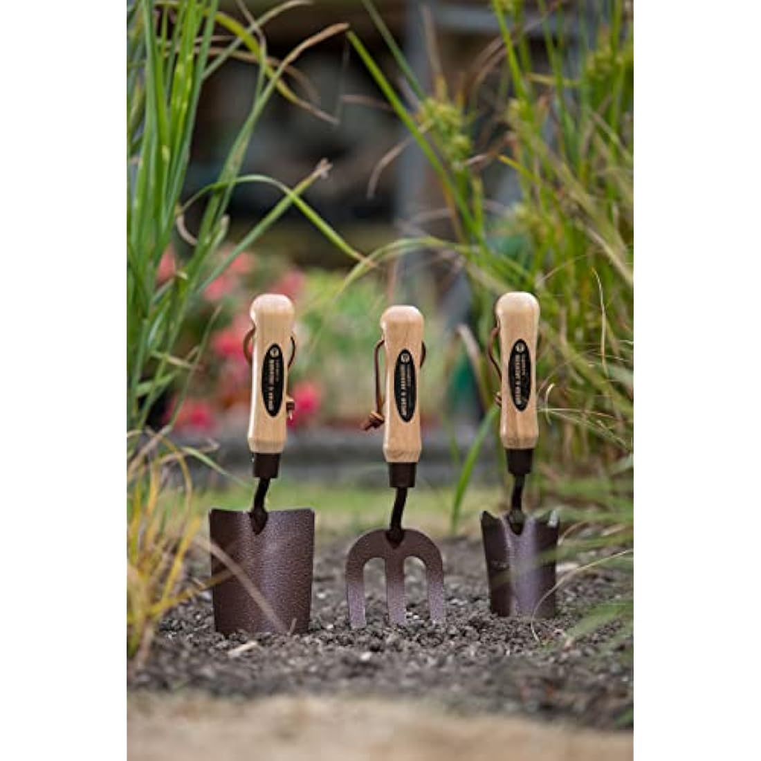 Spear & Jackson Elements 3 Piece Garden Tool Gift Set - Ash Wood