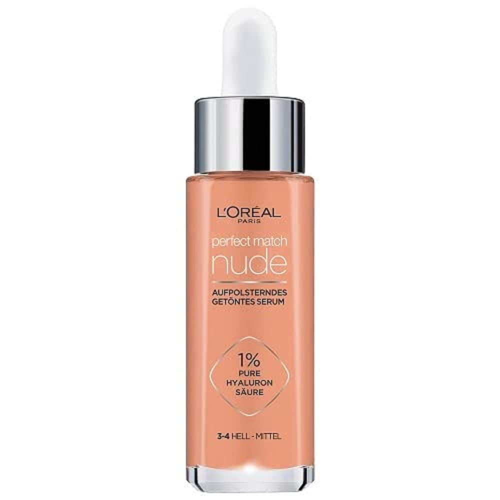 L'Oréal Paris Tinted Serum | Hyaluronic Acid Foundation - 3-4 Light-Medium