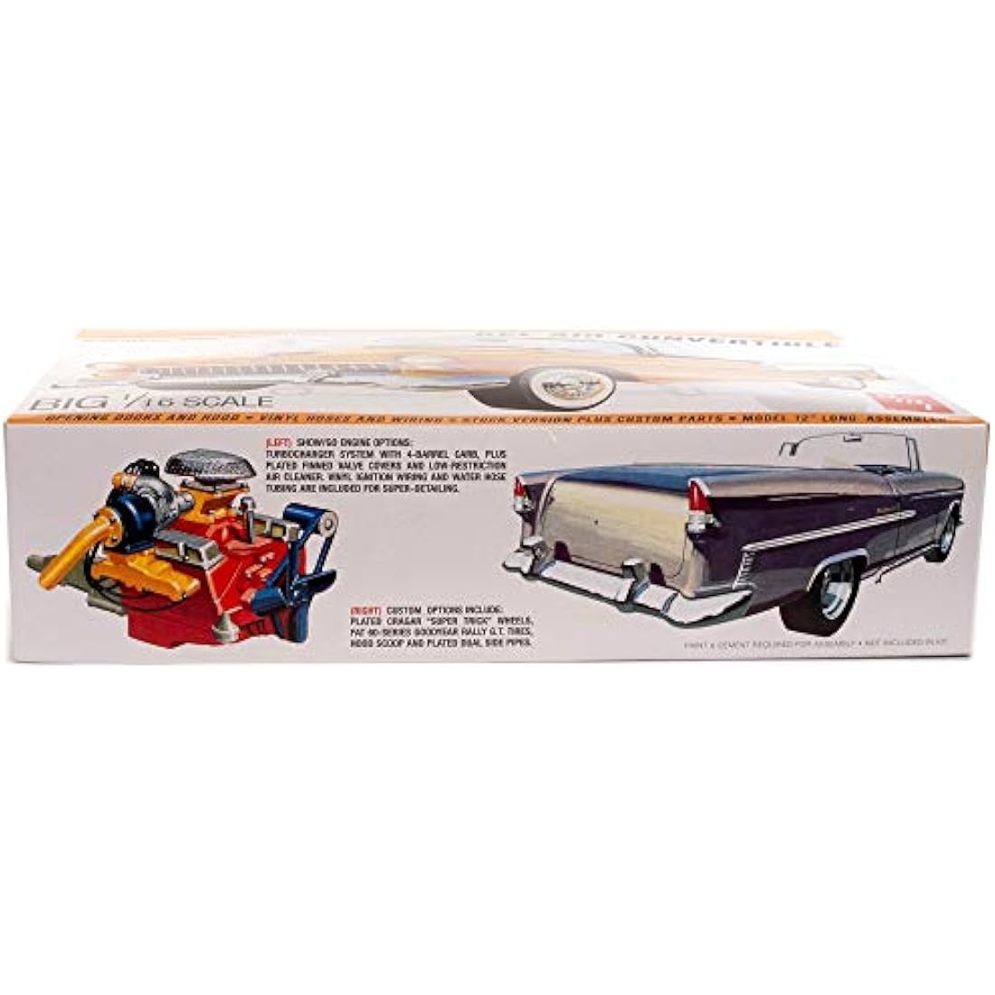 AMT 1955 Chevy Bel Air Convertible 1/16 Scale Model Car Kit