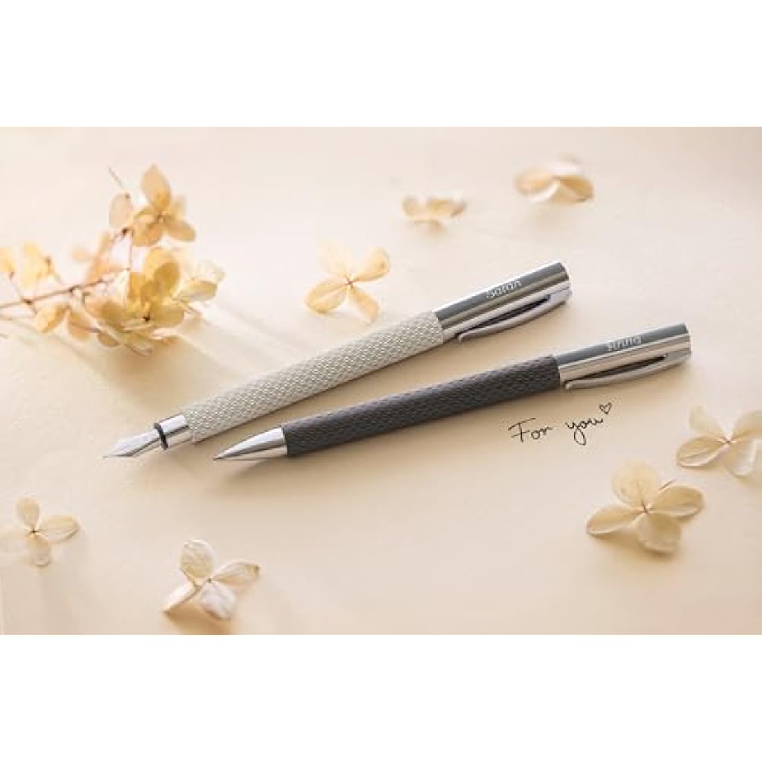 Faber-Castell Ambition Opart Ballpoint Pen – Black Sand Guilloche