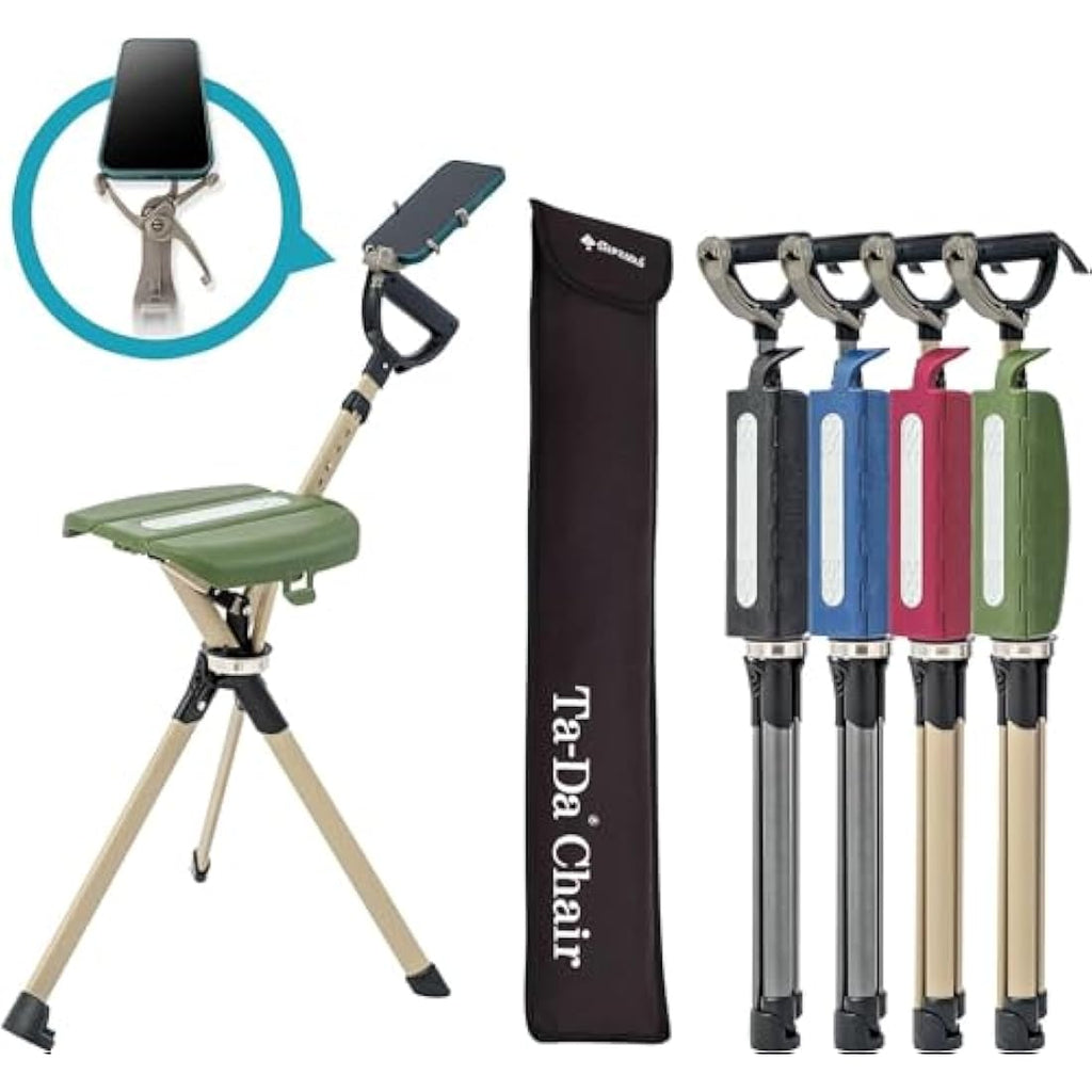 Ta-Da Chair Series 2 PRO | Adjustable Walking Stick with Seat