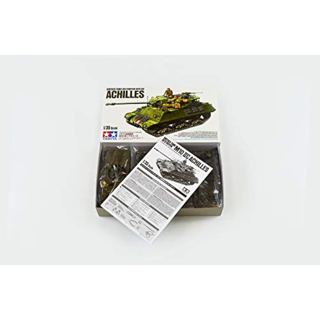 Tamiya British M10 IIC Achilles Tank Model Kit – 1:35 Scale Plastic