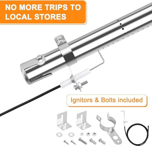 GFTIME Universal Adjustable Stainless Steel Burner & Heat Plate Kit, 3 Pack