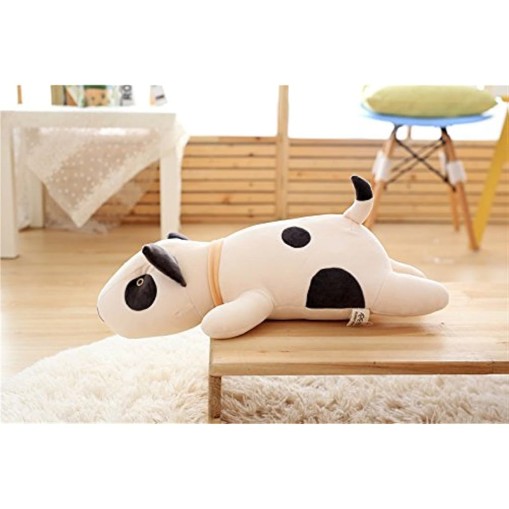 Vintoys Bull Terrier Plush Stuffed Animal - 21 Inch Soft Hugging Pillow