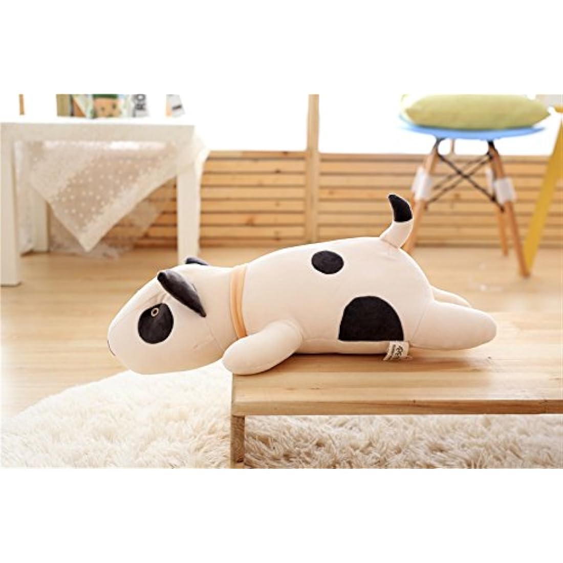 Vintoys Bull Terrier Plush Stuffed Animal - 21 Inch Soft Hugging Pillow