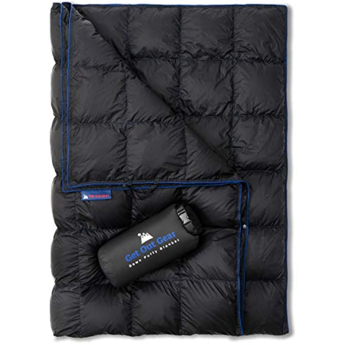 Get Out Gear Down Camping Blanket – 650 Fill Power Packable Outdoor Quilt