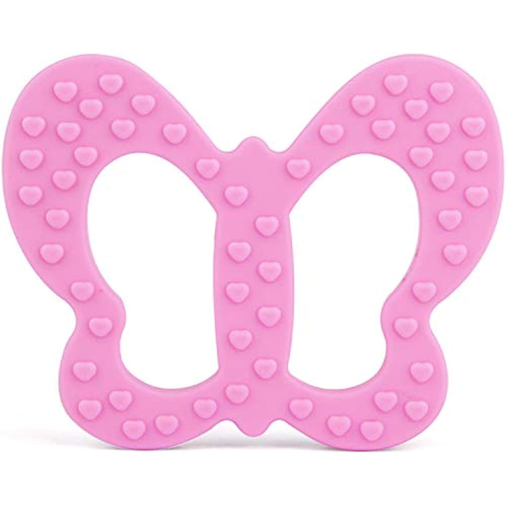 PREMYO Silicone Baby Teething Toy – BPA-Free Butterfly Teether, Purple