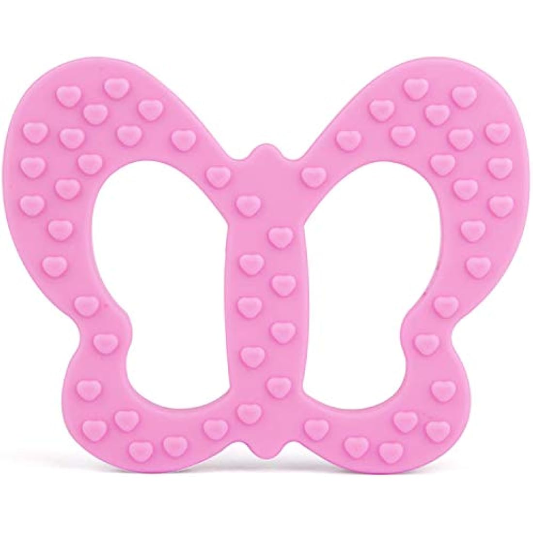 PREMYO Silicone Baby Teething Toy – BPA-Free Butterfly Teether, Purple