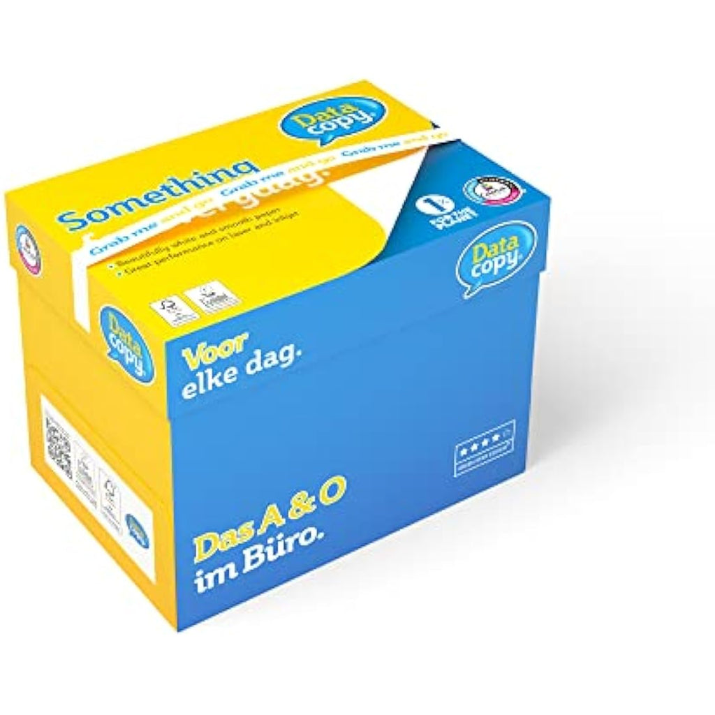 Data Copy A4 Printer Paper 80gsm High White Non Stop Box - 2500 Sheets